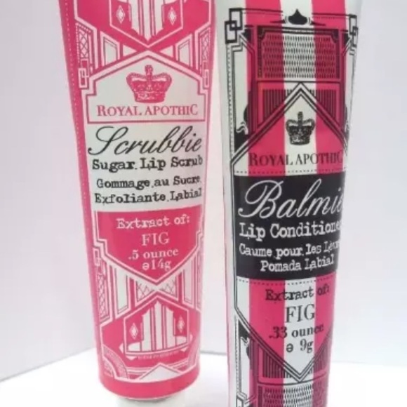 Royal Apothic 4 Lip Scrubs & 4 Lip Balms Exfoliating Perfect Lips Tubes NIB - Picture 6 of 8